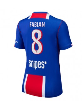 Ženski Nogometna dresi replika Paris Saint-Germain Fabian Ruiz #8 Domači 2026-27 Kratek rokav Ženski Nogometna dresi replika Paris Saint-Germain Fabian Ruiz #8 Domači 2026-27 Kratek rokav